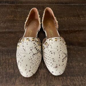 Rowen Snakeskin Leather Mule